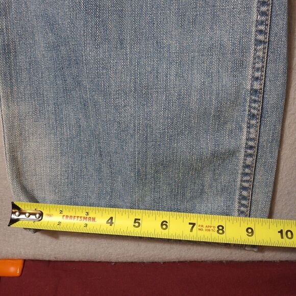 Rocawear Jeans Mens 40x36 Blue Classic Fit Hip Hop Denim Regular Whiskered - Picture 4 of 11